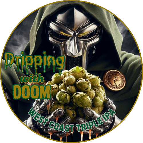 Dripping with Doom Triple IPA by Strangeways Brewing - RVA