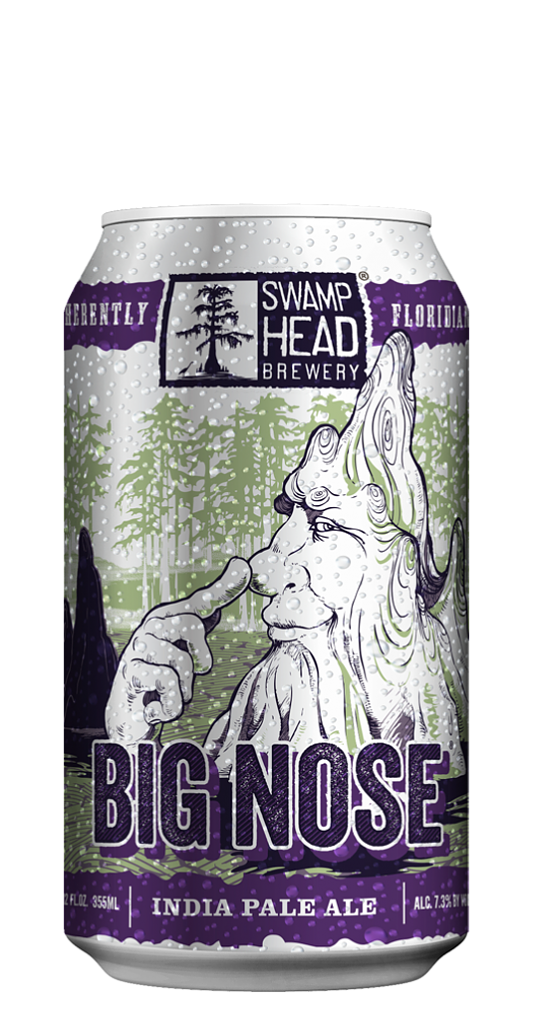Mango Passion Fruit Big Nose Fruited IPA by Swamp Head Brewery