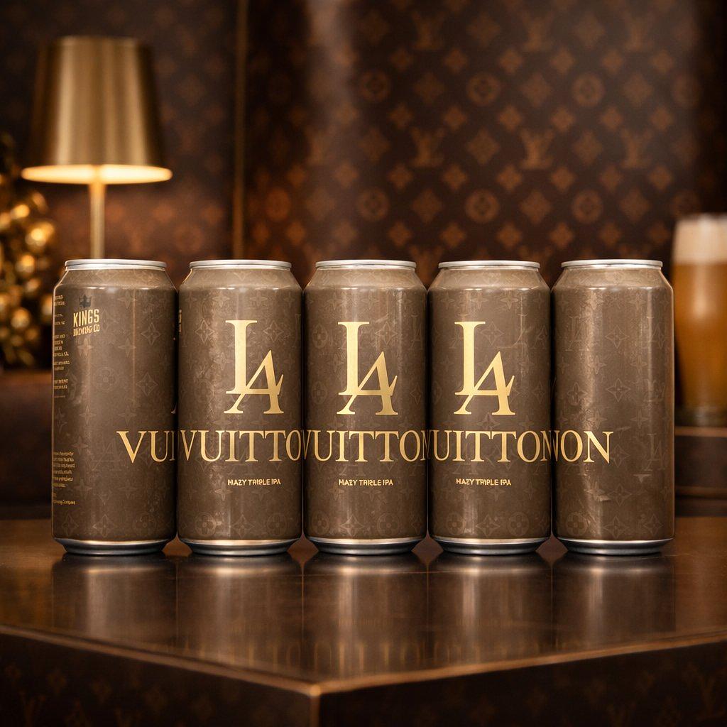 LA Vuitton Hazy Triple IPA by Kings Brewing Company