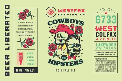 Cowboys VS Hipsters by WestFax Brewing Co.