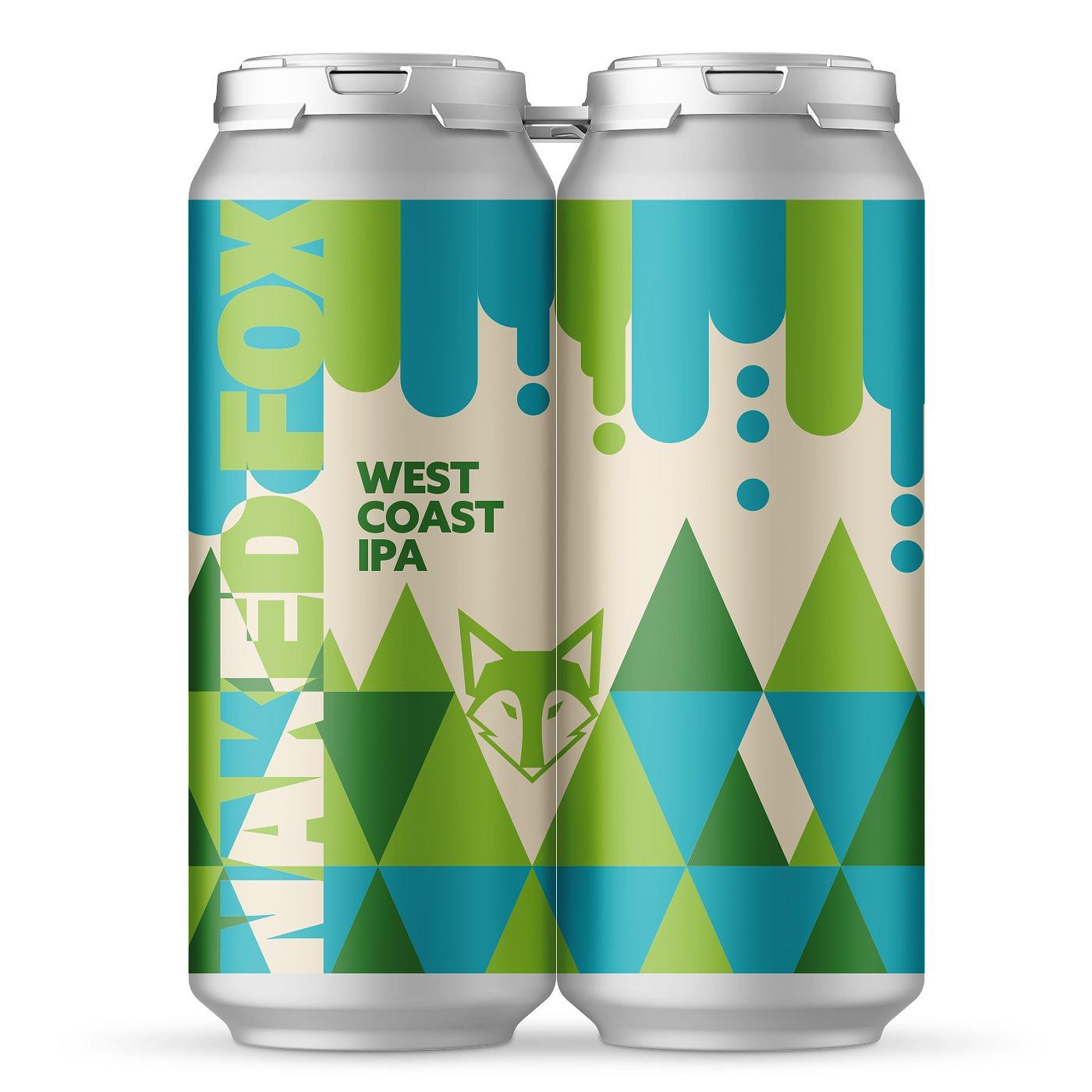 Naked Fox West Coast IPA by Main Street Brewing Company
