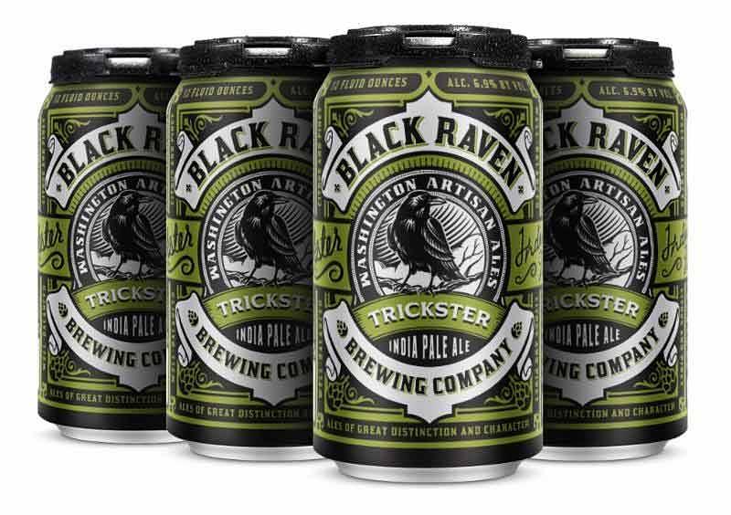 Trickster IPA by Black Raven Brewing Co Woodinville