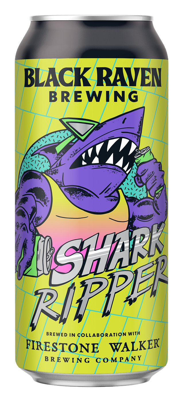 Shark Ripper X Firestone Walker IPA by Black Raven Brewing Co Woodinville