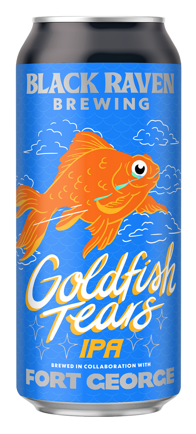 Black Raven x Fort George Goldfish Tears IPA by Black Raven Brewing Co Woodinville