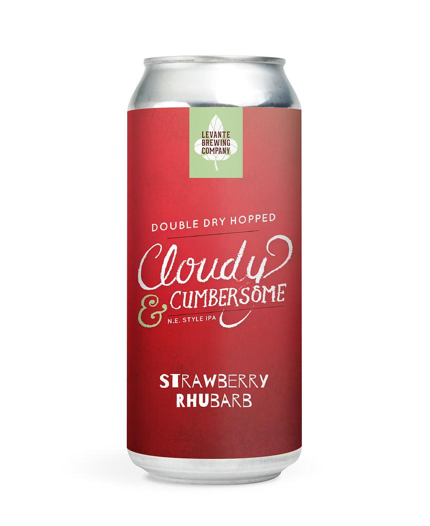 Cloudy & Cumbersome - DDH Strawberry Rhubarb NE IPA by Levante Brewing Company