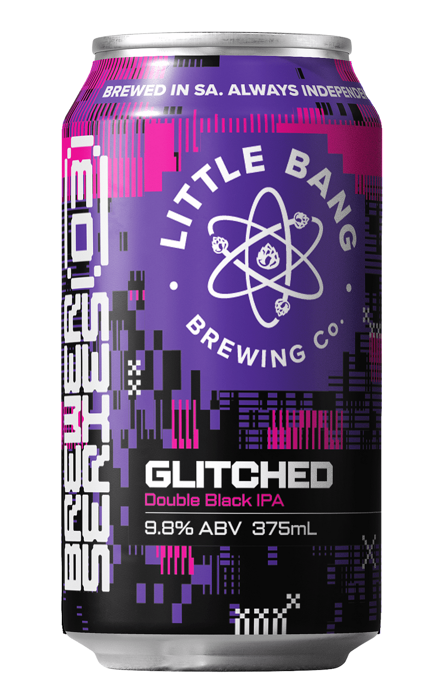 Brewers Series 03 – Glitched – Double Black IPA by Little Bang Brewing Company
