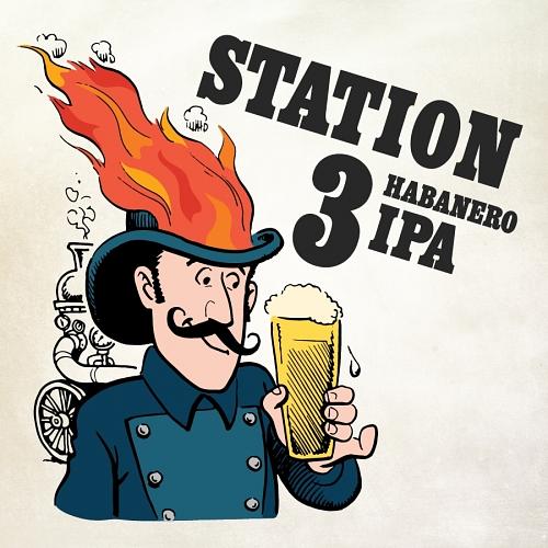Station 3 Habanero IPA by Lock 15 Brewing Co