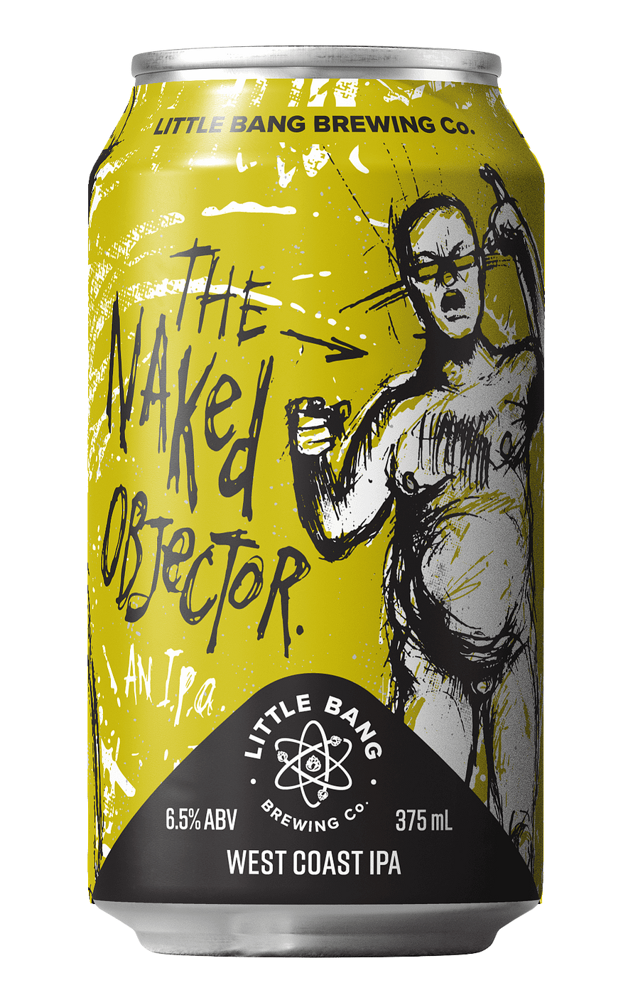 The Naked Objector – West Coast IPA by Little Bang Brewing Company