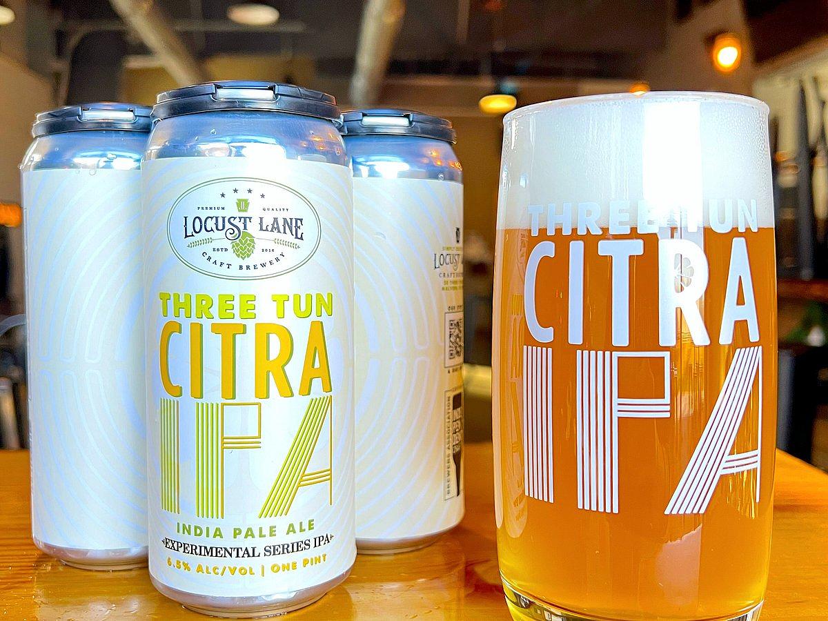 Three Tun Citra IPA by Locust Lane Craft Brewery