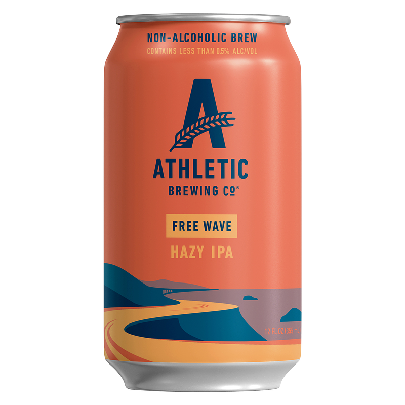 Athletic Brewing Free Wave Hazy IPA by Amery Ale Works