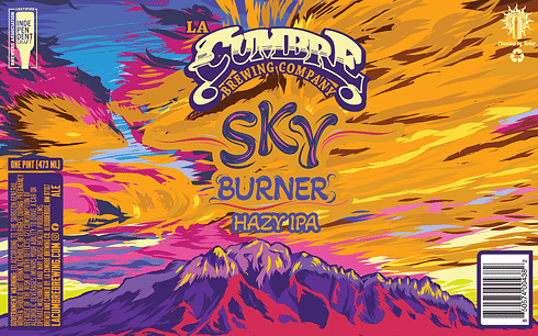 Sky Burner Hazy IPA by La Cumbre Brewing Co
