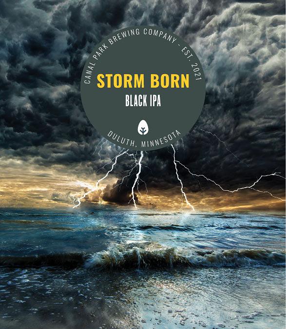 STORM BORN Black IPA by Canal Park Brewery