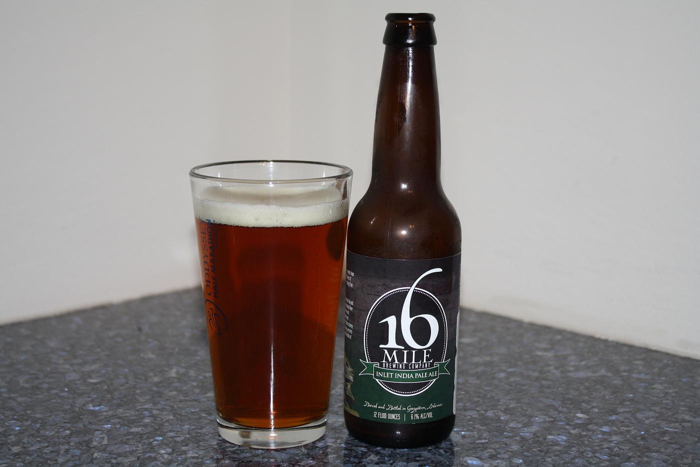 Inlet Indian Pale Ale by 16 Mile Brewing Co