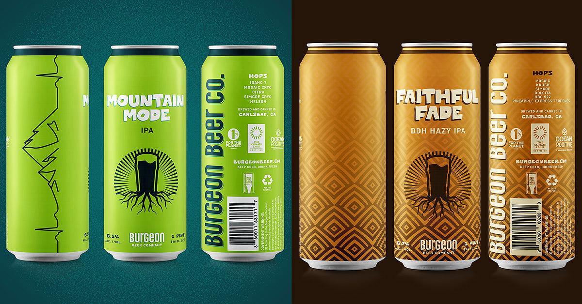 Faithful Fade DDH Hazy IPA by Burgeon Beer Company