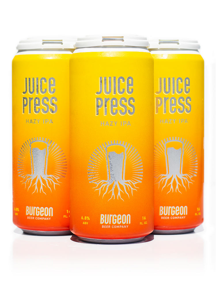 Juice Press Hazy IPA by Burgeon Beer Company