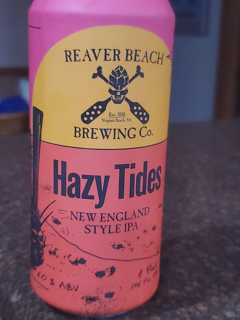 Hazy Tides by Reaver Beach Brewing Co