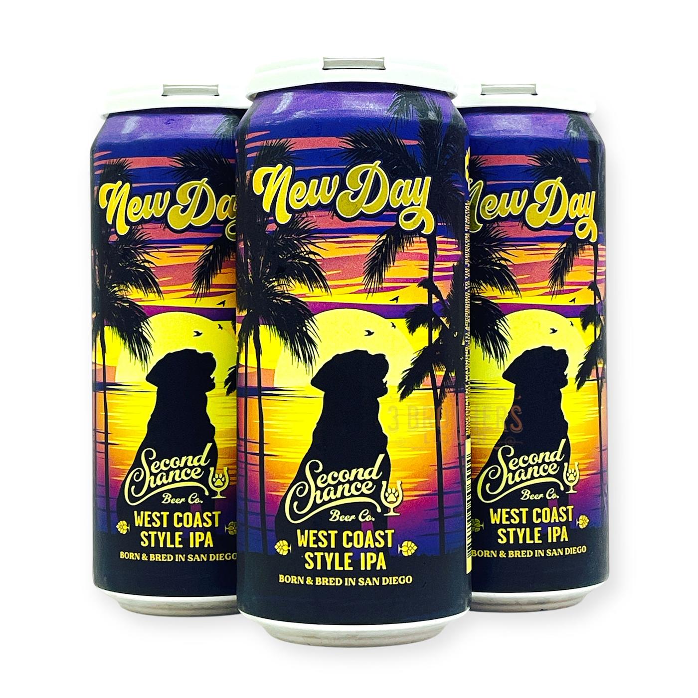 New Day West Coast Style IPA by Second Chance Beer Company