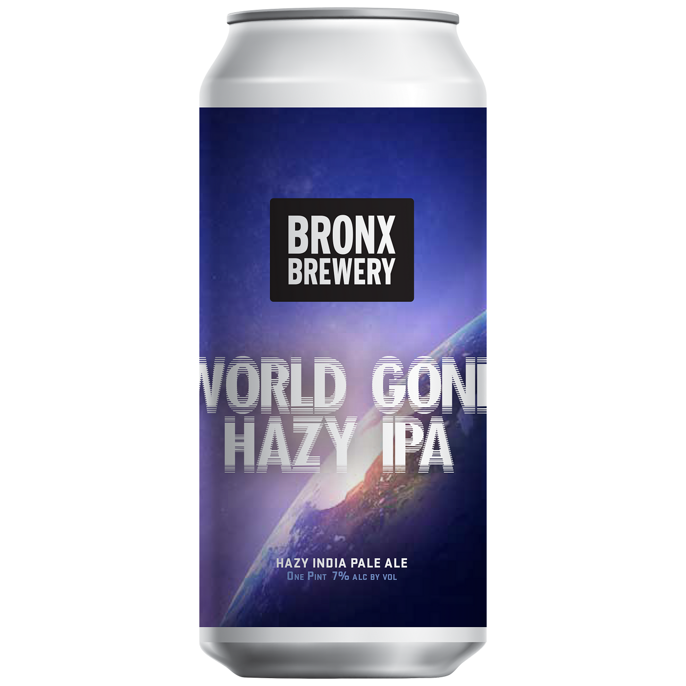 World Gone Hazy IPA by The Bronx Brewery
