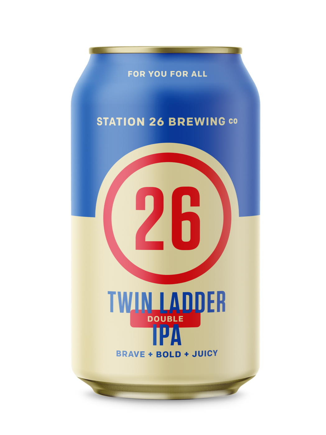 Twin Ladder Double IPA by Station 26 Brewing Co