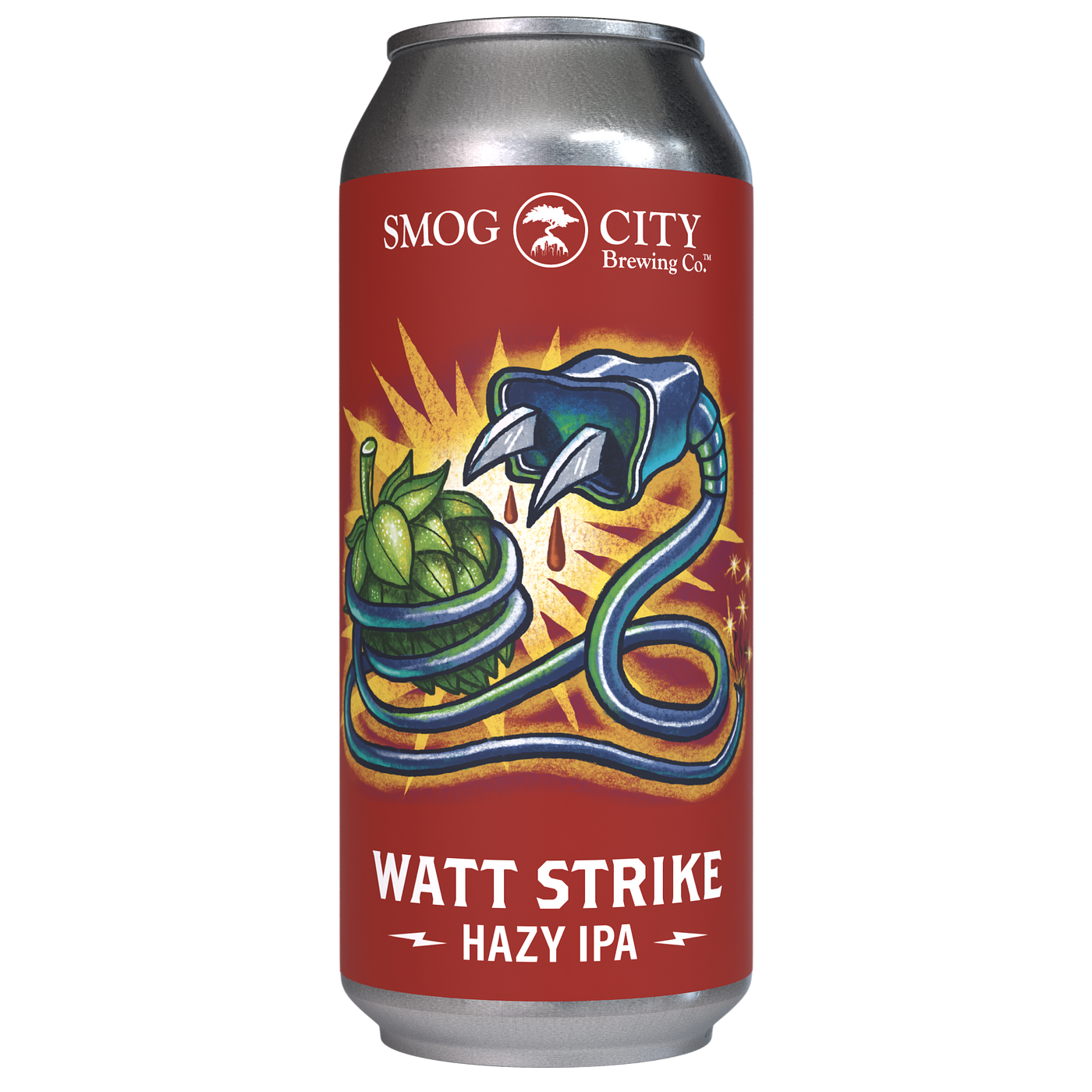 Watt Strike Hazy IPA by Smog City Brewing Wood Cellar