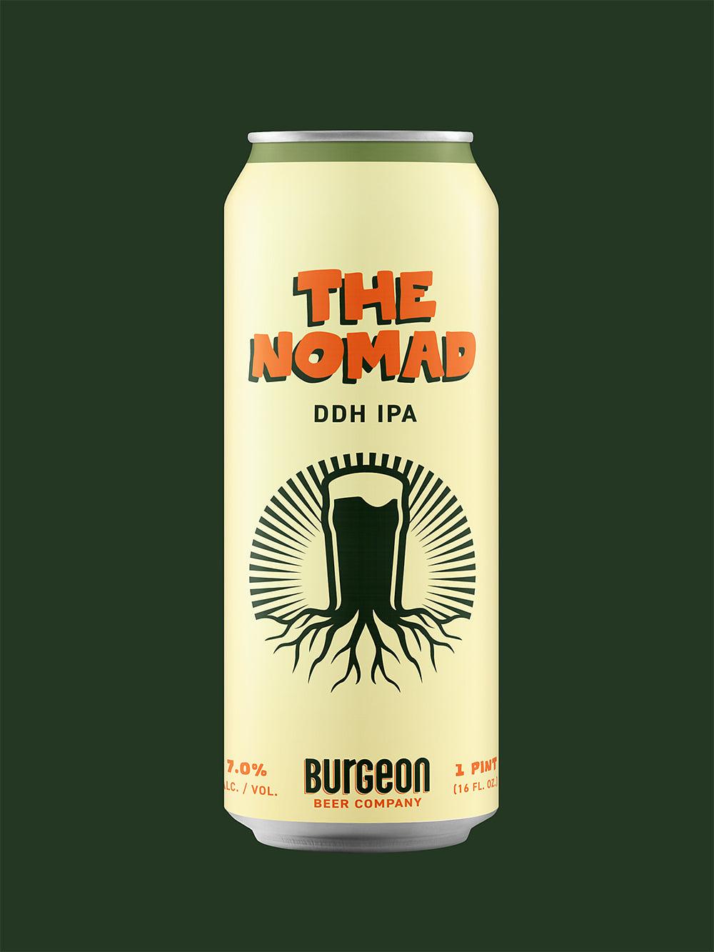 The Nomad DDH IPA by Burgeon Beer Company