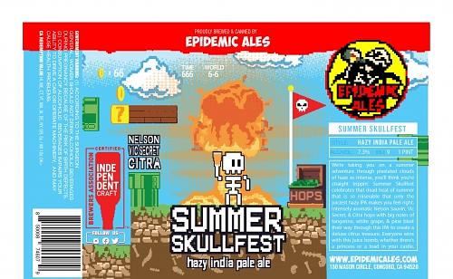 Summer Skullfest Hazy IPA by Epidemic Ales