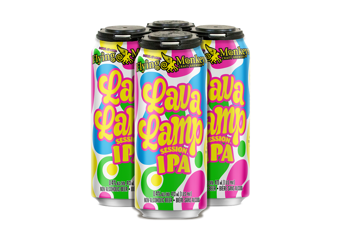 Lava Lamp Non-Alcoholic Session IPA by Flying Monkeys Craft Brewery