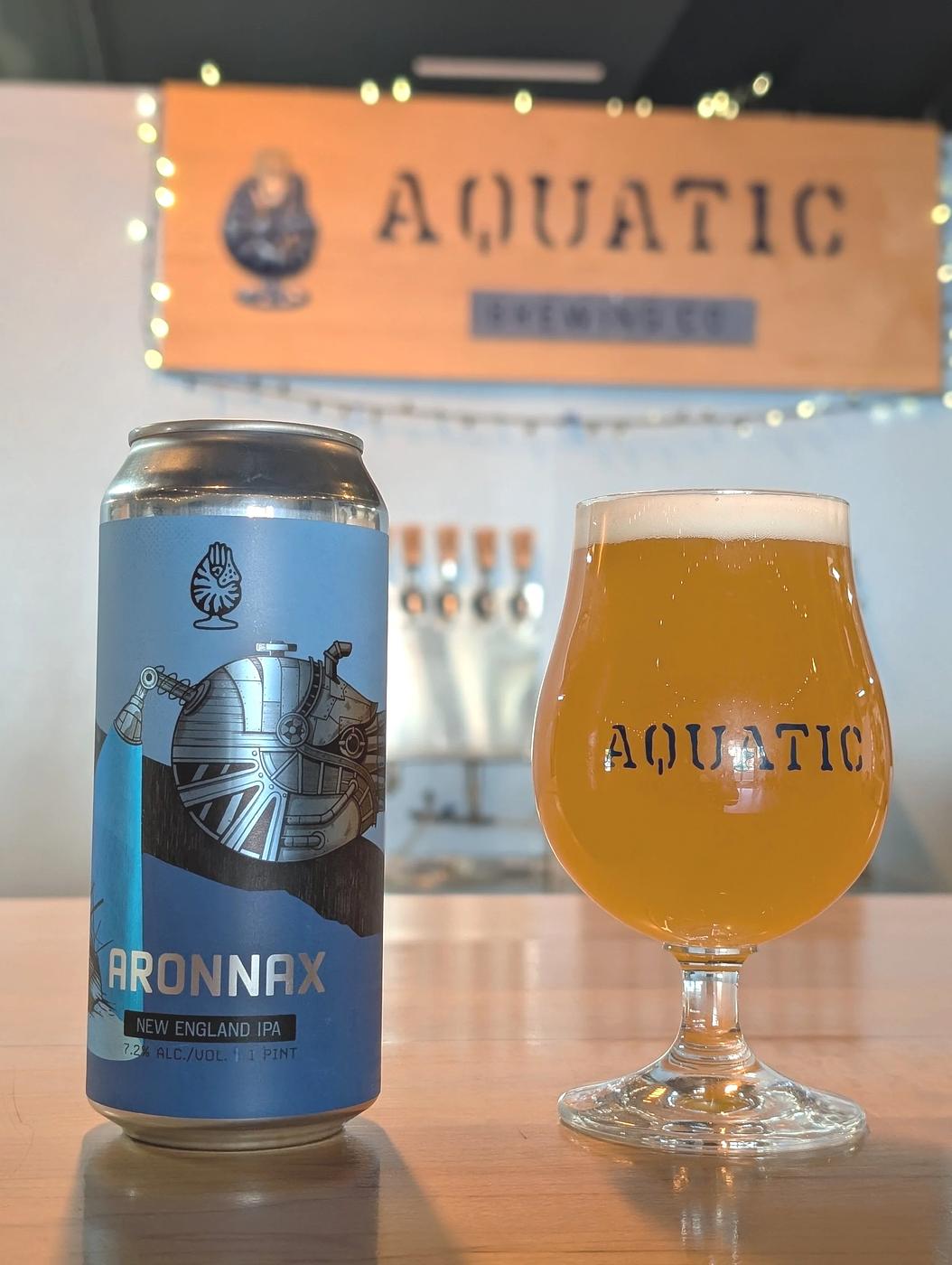 Aronnax NEIPA by Aquatic Brewing LLC