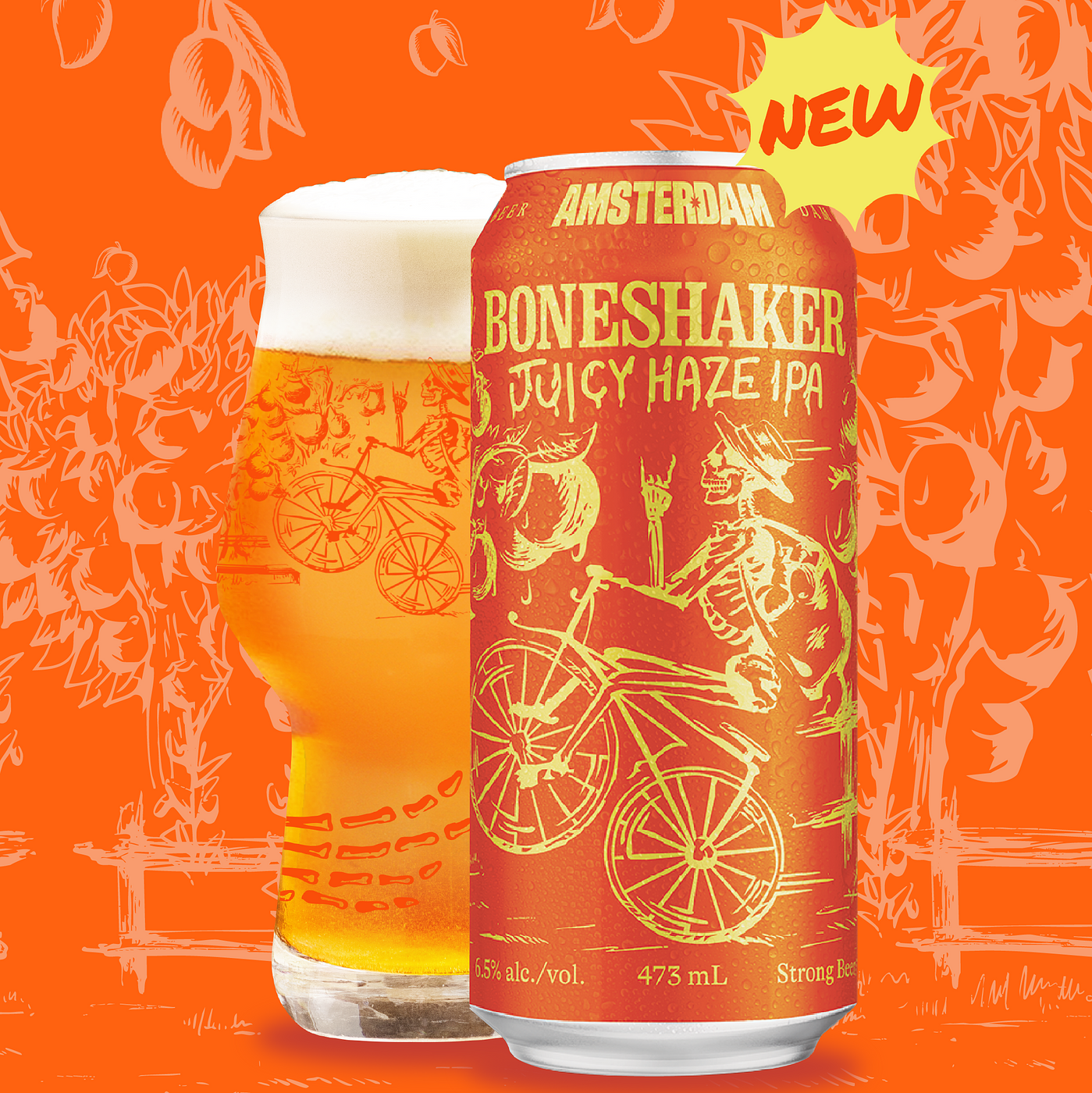 Boneshaker Juicy Haze by Amsterdam Brewing Company