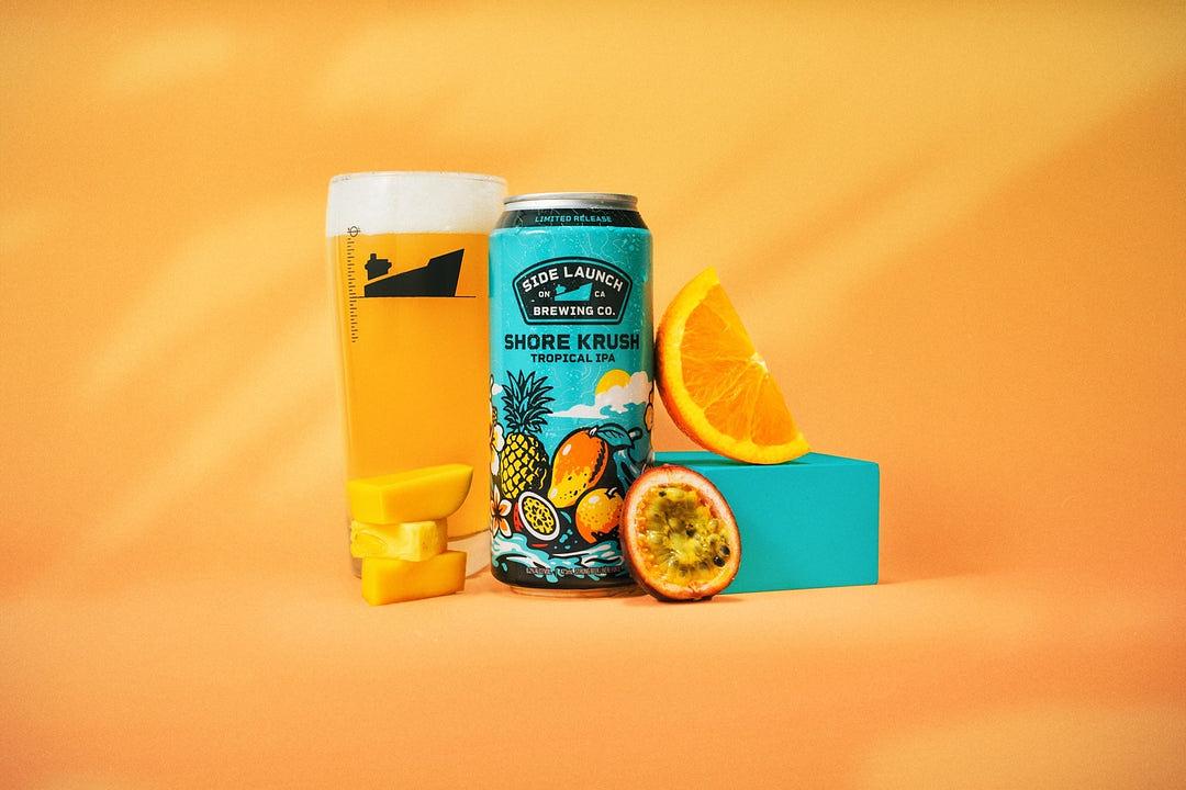 Shore Krush Tropical IPA by Side Launch Brewing Company