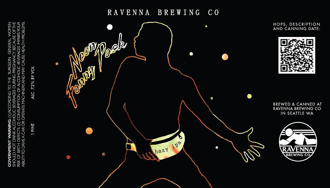 Neon Fanny Pack by Ravenna Brewing Company