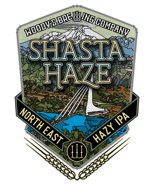 Shasta Haze by Woody's Brewery