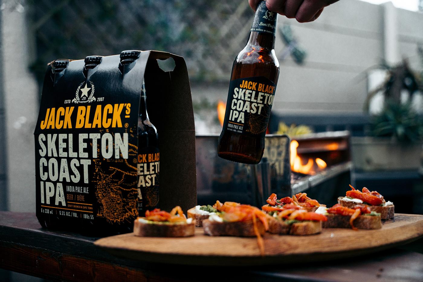Jack Black's Skeleton Coast IPA by Hemel & Aarde Brewery
