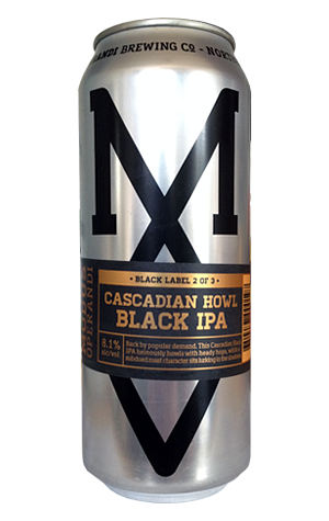 Cascadian Howl Black IPA by Modus Operandi Brewing