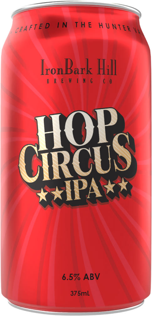 Hop Circus IPA by IronBark Hill Brewing Co.