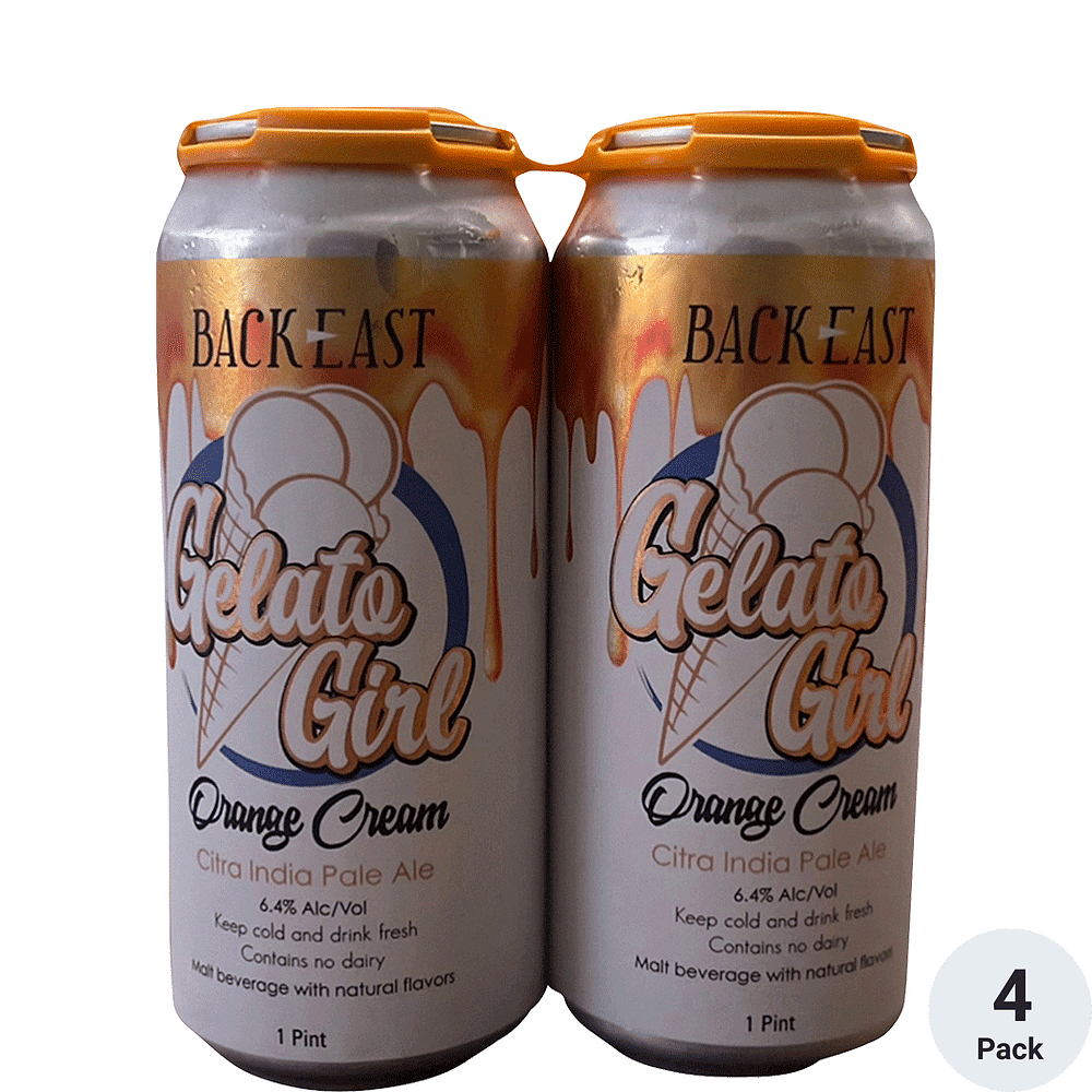 Gelato Girl Orange Cream by Back East Brewing