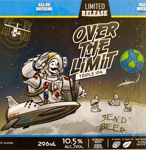 Over The Limit Triple IPA by All or Nothing Brewhouse