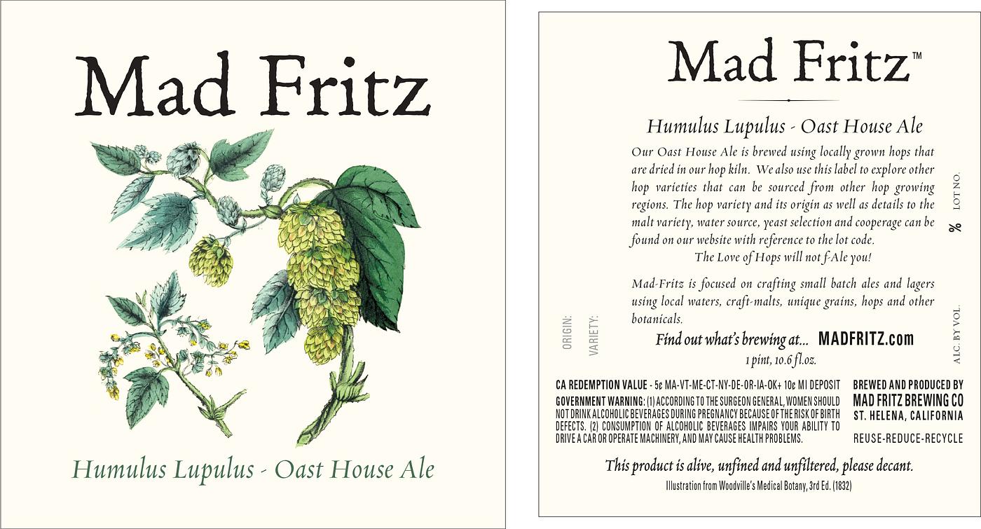 Humulus Lupulus - Oast House Ale (Fresh Hop IPA) by Mad Fritz