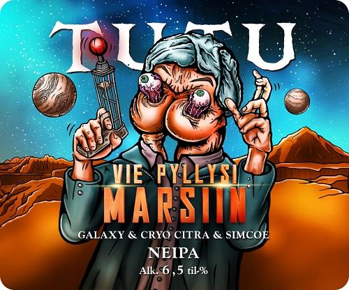 Vie pyllysi Marsiin by Panimoyhtiö Tuju