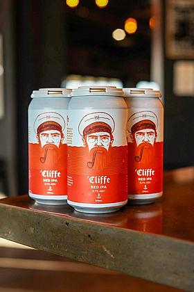 'CLIFFE RED IPA by Scarborough Harbour Brewing Co.