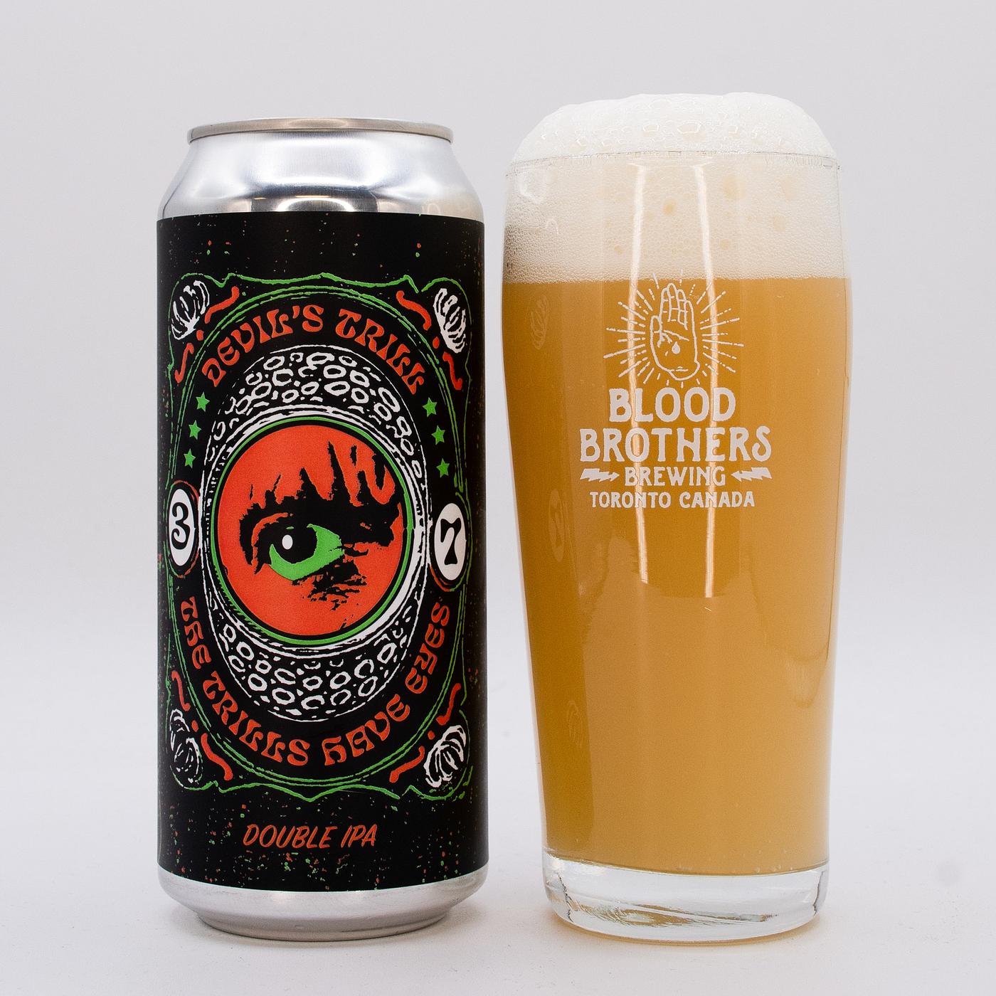 Devil's Trill Beverly Trills Hops by Blood Brothers Brewing