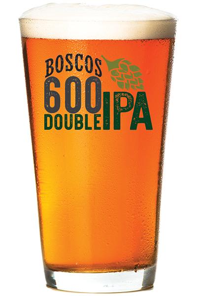 Boscos 600 Double IPA by Boscos Squared