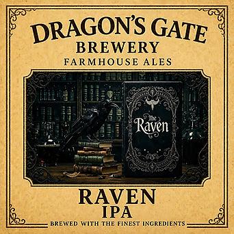 RAVEN IPA by Dragon's Gate Brewery