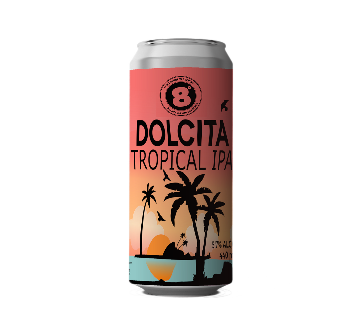 Dolcita Tropical IPA by Eight Degrees Brewing
