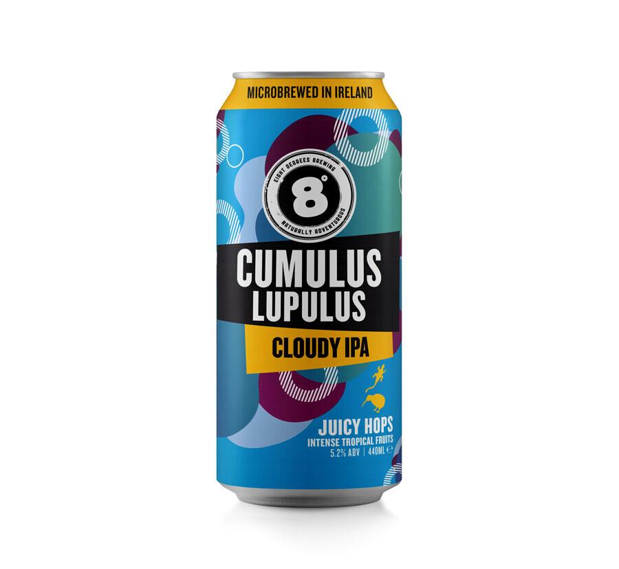 Cumulus Lupulus Cloudy IPA by Eight Degrees Brewing