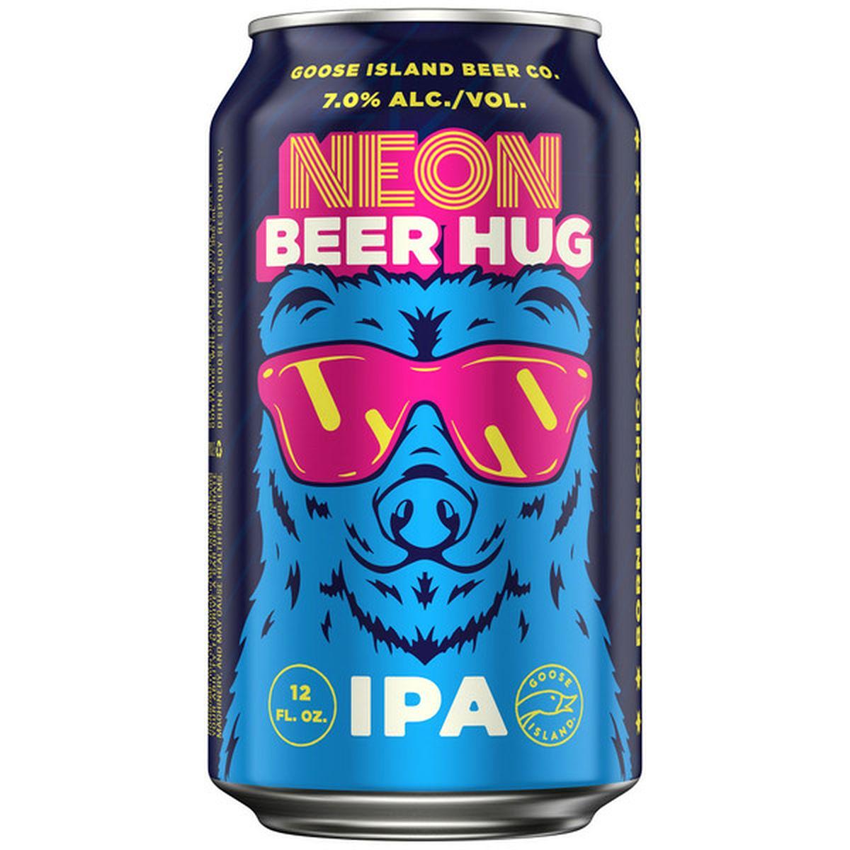 Neon Beer Hug by Goose Island Beer Co / Fulton St