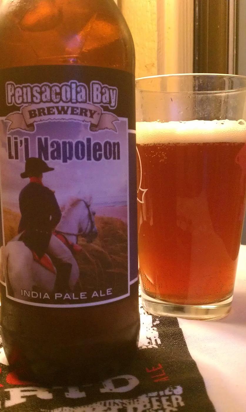 Li'l Napoleon IPA by Pensacola Bay Brewery