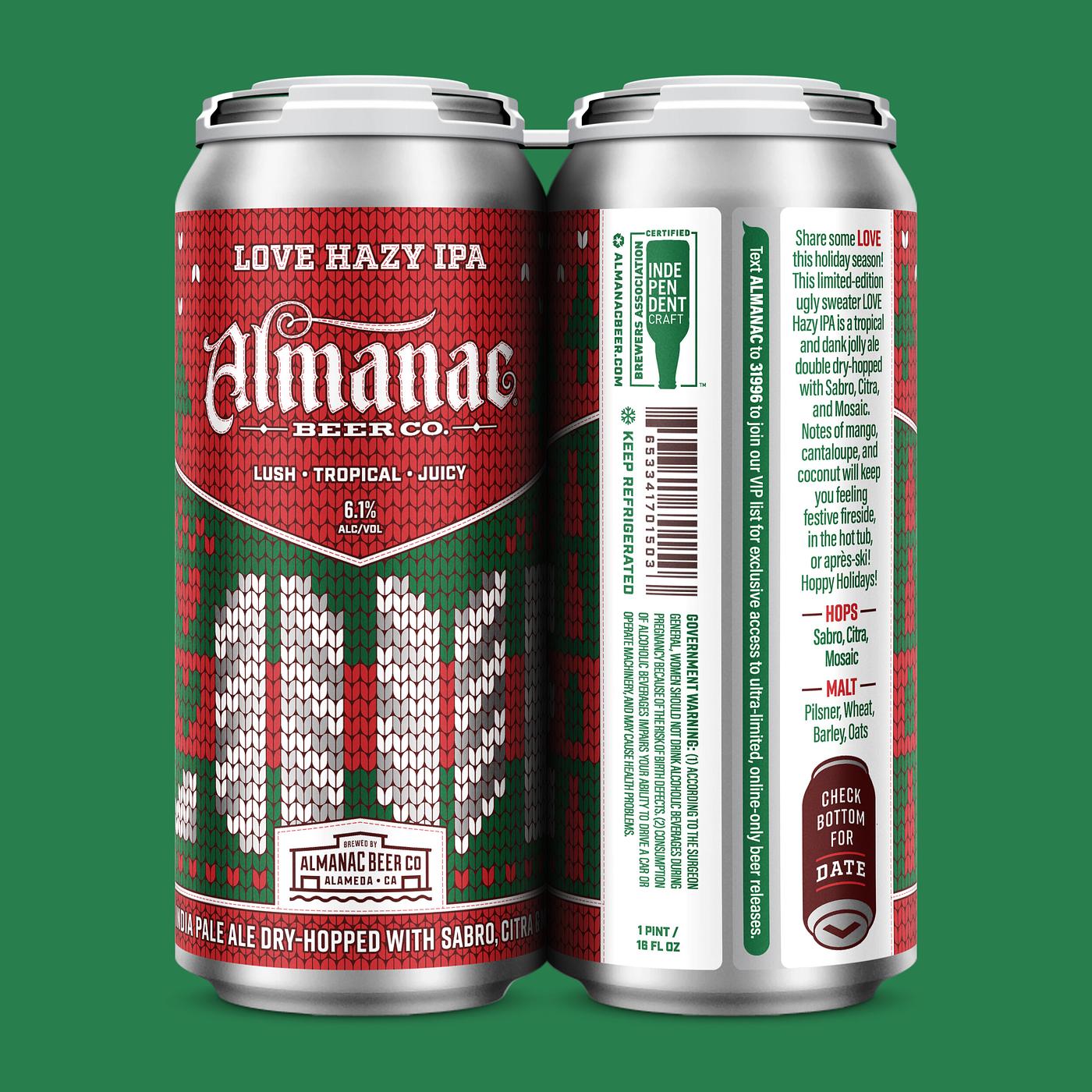 LOVE by Almanac Beer Company