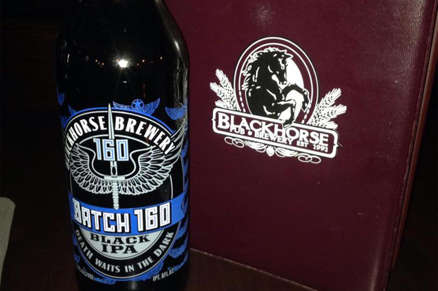 Batch 160 Black IPA by Blackhorse Pub and Brewery