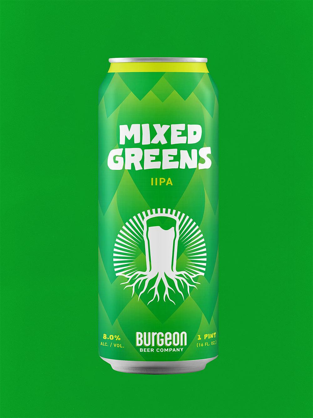 Mixed Greens IIPA by Burgeon Beer Company